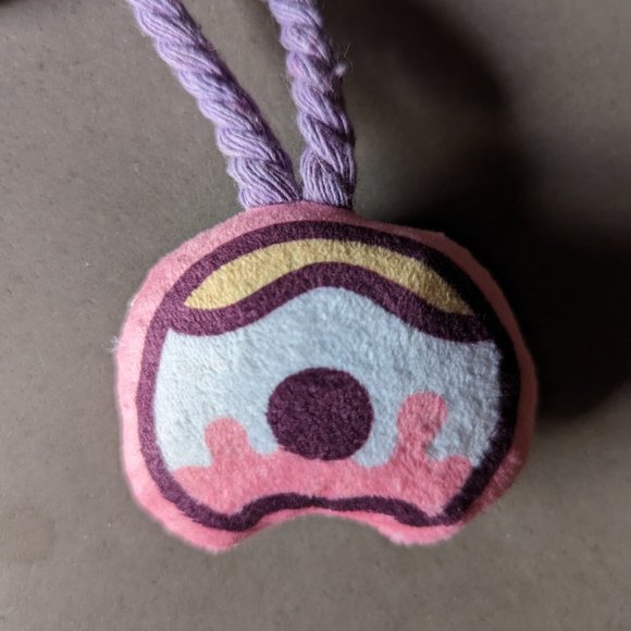 Pusheen | Pink Glazed Donut Cat Toy - Picture 3 of 6